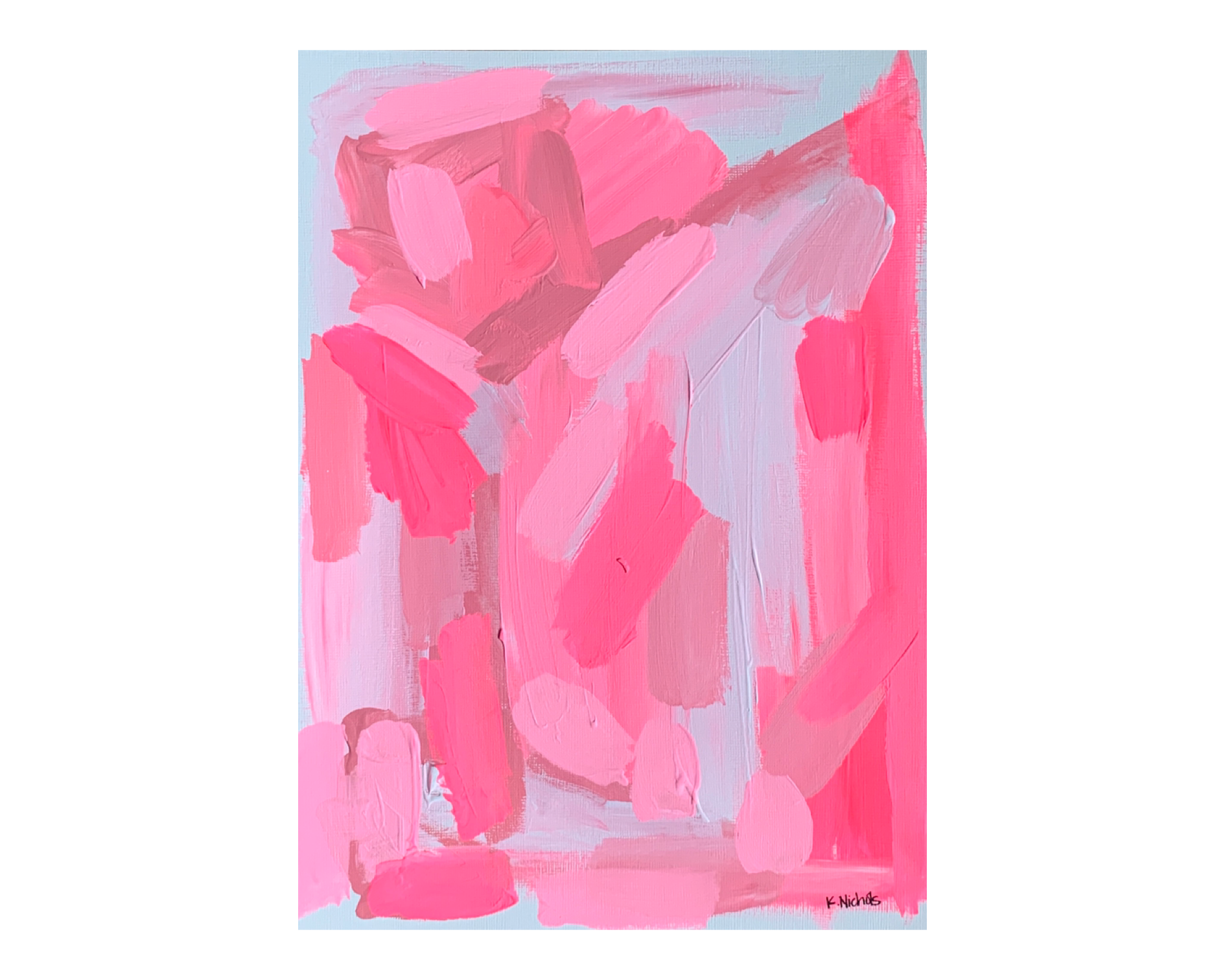 Pink Abstract 1 - Kelsey Nichols Art 